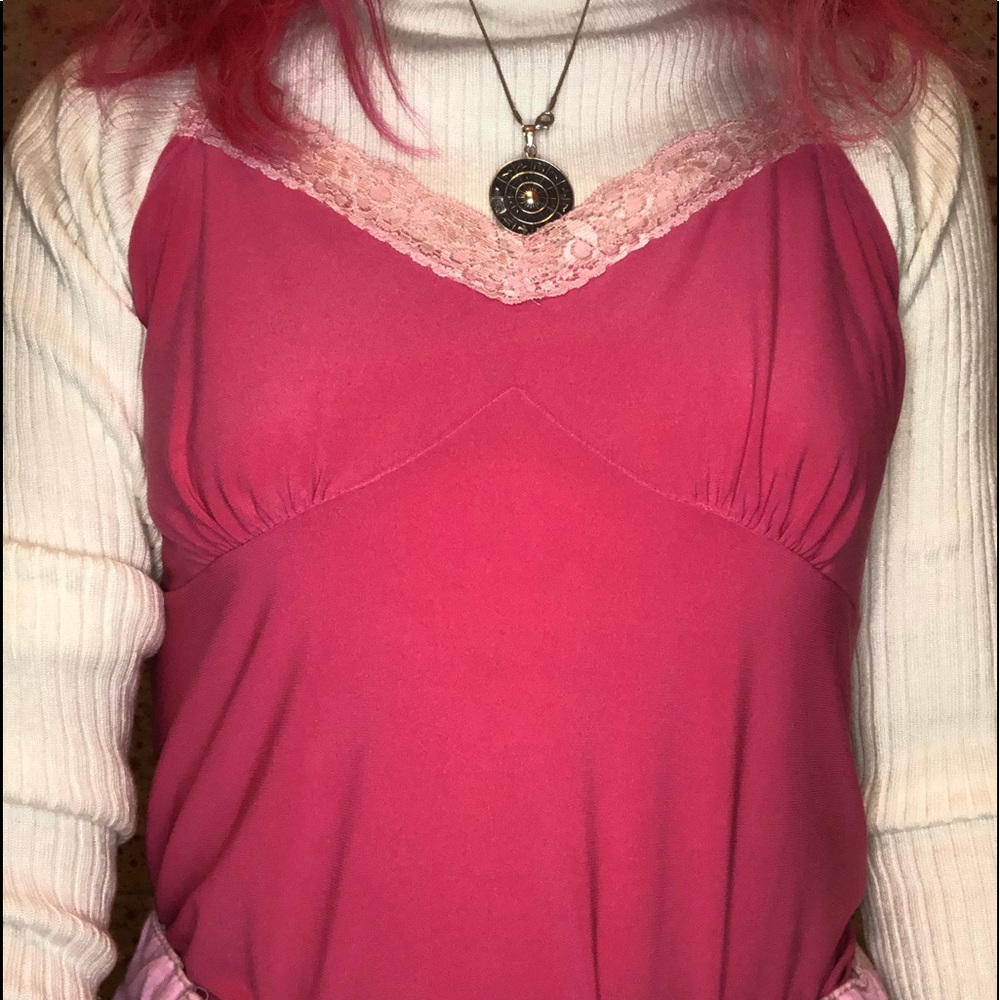 Pink nightgown top